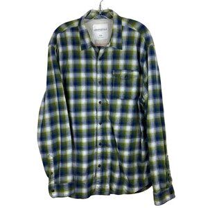 Aeropostale Mens Shirt Sz XL  Long Sleeve Button Front Plaid
